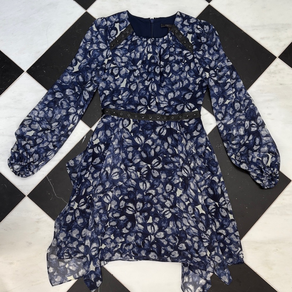 Floral and Stud BCBGMaxAzria Dress